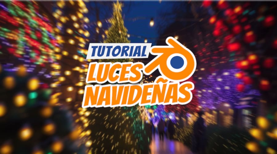 Cómo hacer luces navideñas en Blender